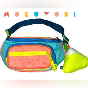 Men’s/Unisex- Mokuyobi- Colorblock Fanny Pack Sling- NWOT! RARE! $188 RETAIL 🤩